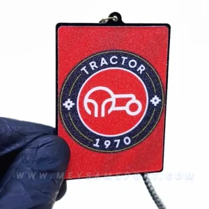 آویز آینه وسط چوبی لوگو تراکتور